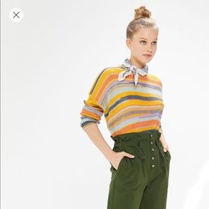 Urban outfitters high waisted button front pants